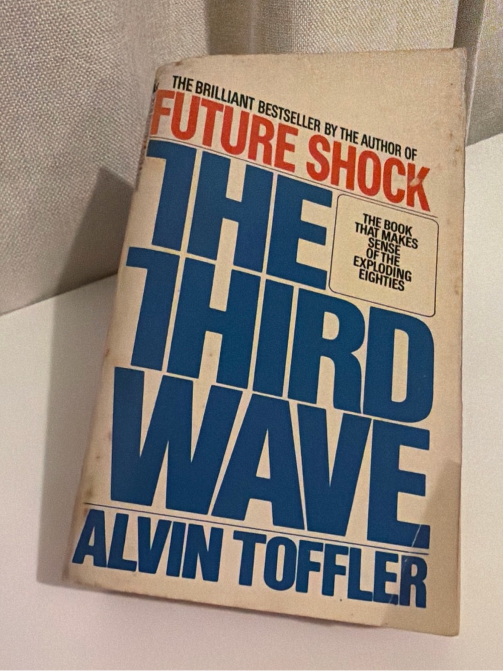The Third Wave by Alvin Toffler Paperback Bantam Books 1980 Future Shock